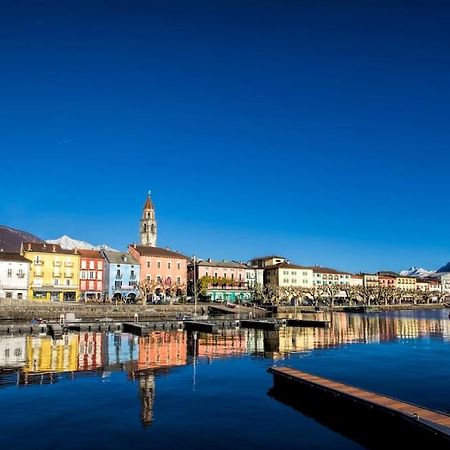 Ascona: Residenza Sabrina,App 2.5 Locali E Piscinaアパートメント エクステリア 写真